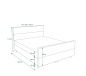 Boxspringbett NAPOLI II 140/160/180 cm