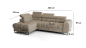 Ecksofa ASPEN2 Schlafsofa