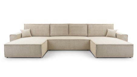 Wohnlandschaft ANGO-U Cord Schlafsofa