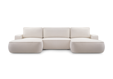 Wohnlandschaft MONOS-U Schlafsofa Boucle