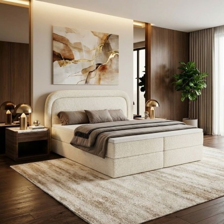 Boxspringbett BONITO mit Bettkasten & Topper