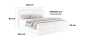 Boxspringbett BONITO mit Bettkasten & Topper Boxspringbett BONITO mit Bettkasten & Topper