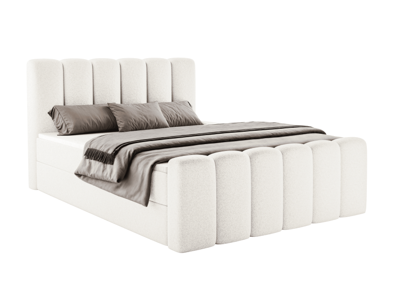 Boxspringbett NOLA mit Bettkasten & Topper Boxspringbett NOLA mit Bettkasten & Topper