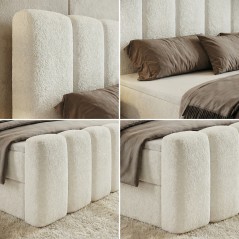 Boxspringbett NOLA mit Bettkasten & Topper