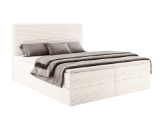Boxspringbett RAVENO mit Bettkasten & Topper CORD