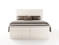Boxspringbett RAVENO mit Bettkasten & Topper CORD
