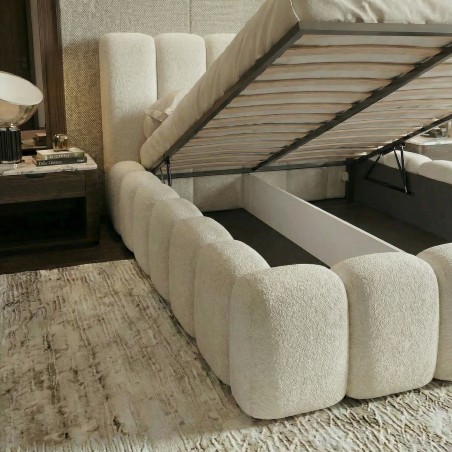 Polsterbett VELORA Boucle GERRA
