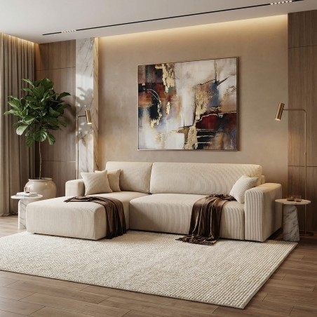 Ecksofa PULA Cord Schlafsofa