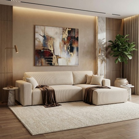 Ecksofa PULA Cord Schlafsofa