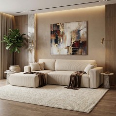 Ecksofa PULA Cord Schlafsofa