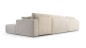 Wohnlandschaft PULA-U Cord Schlafsofa BEIGE