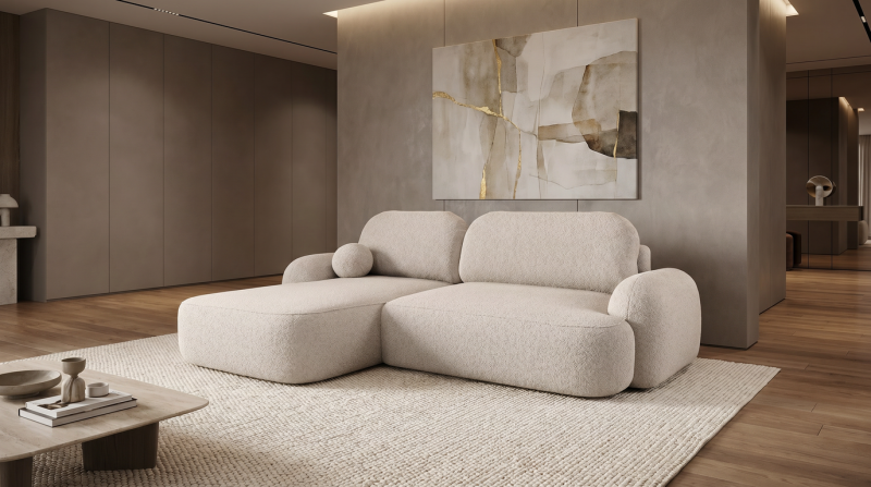 Ecksofa MIVARO Boucle